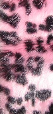 Shannon Fabrics Leopard Fur  Pink